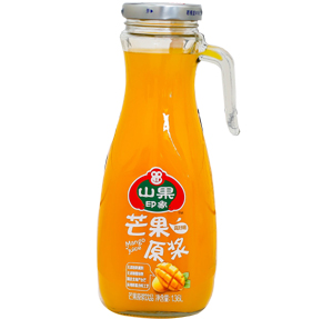 1.36l玻璃瓶芒果汁